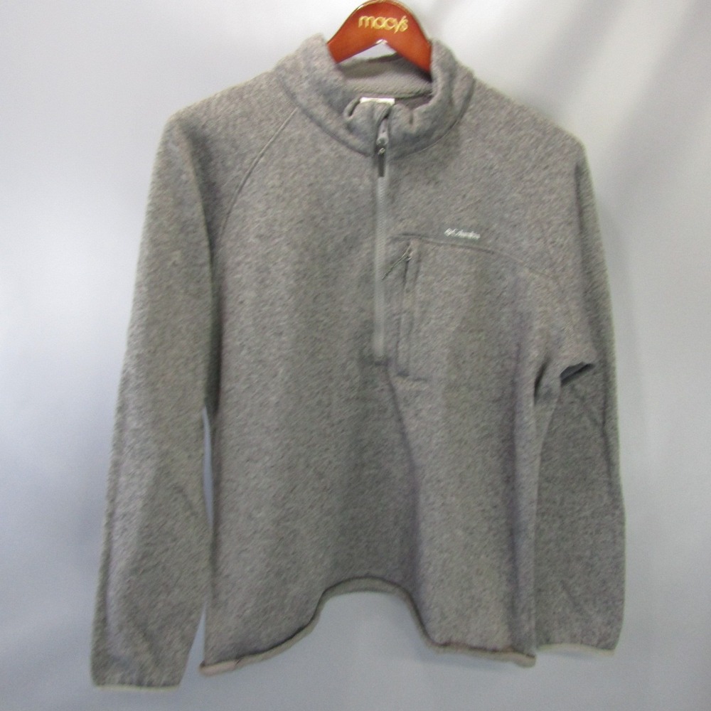 Columbia Gray Quarter-Zip Sweatshirt